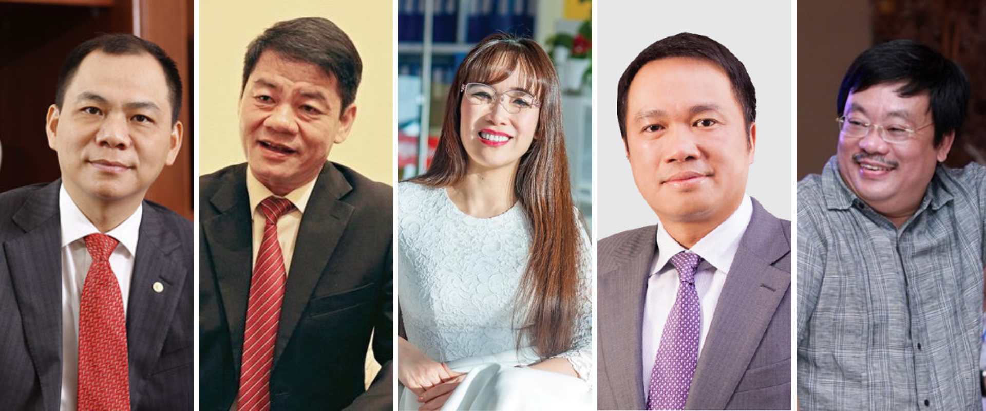 Những tỷ phú Việt Nam có mặt trên Forbes khởi nghiệp và kiếm tiền trong lĩnh vực ngành nghề nào?
