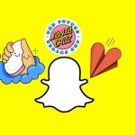 Sticker con mèo tím siêu đáng yêu trong Snapchat